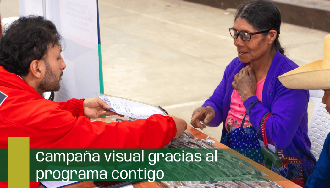 Campaña visual gracias al programa contigo